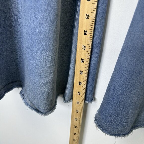 Free People Float On Flare Jeans Women’s Size 27 High Rise Bell Bottoms Hippie - Picture 5 of 7